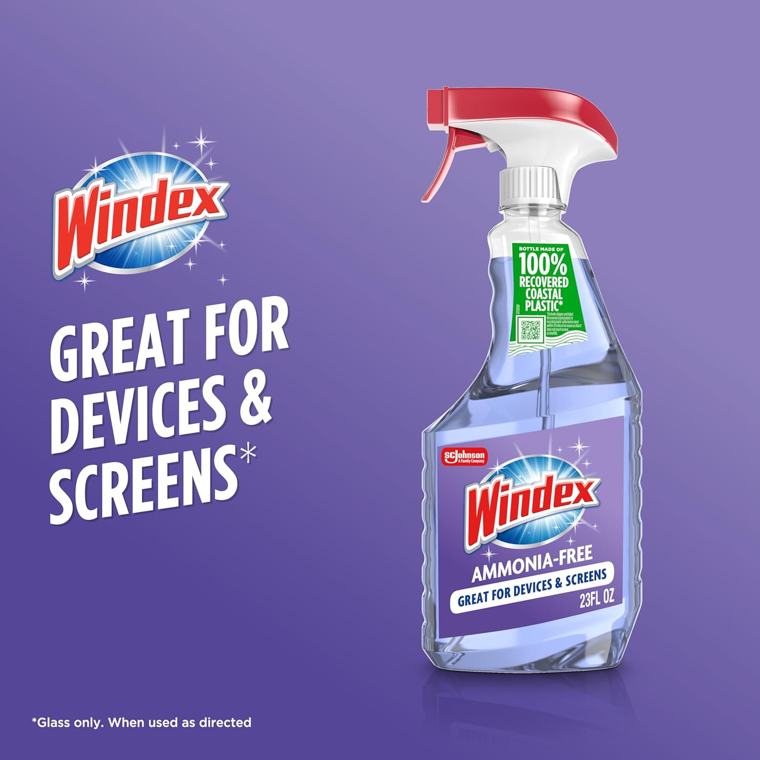 multi-surface compatibility: windows, mirrors, glass stovetops, shower glass, aquarium glass