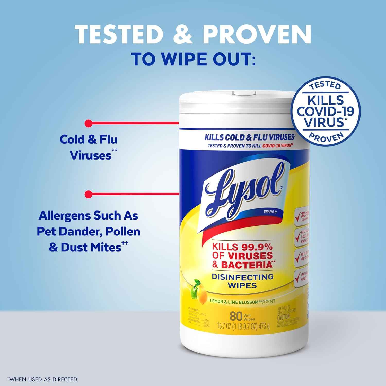 Lysol Disinfecting Wipes Bundle – Thoughtful Housewarming Gift for New Apartment Owners, Ready-to-Use All-Purpose Cleaning Set, 80 Count