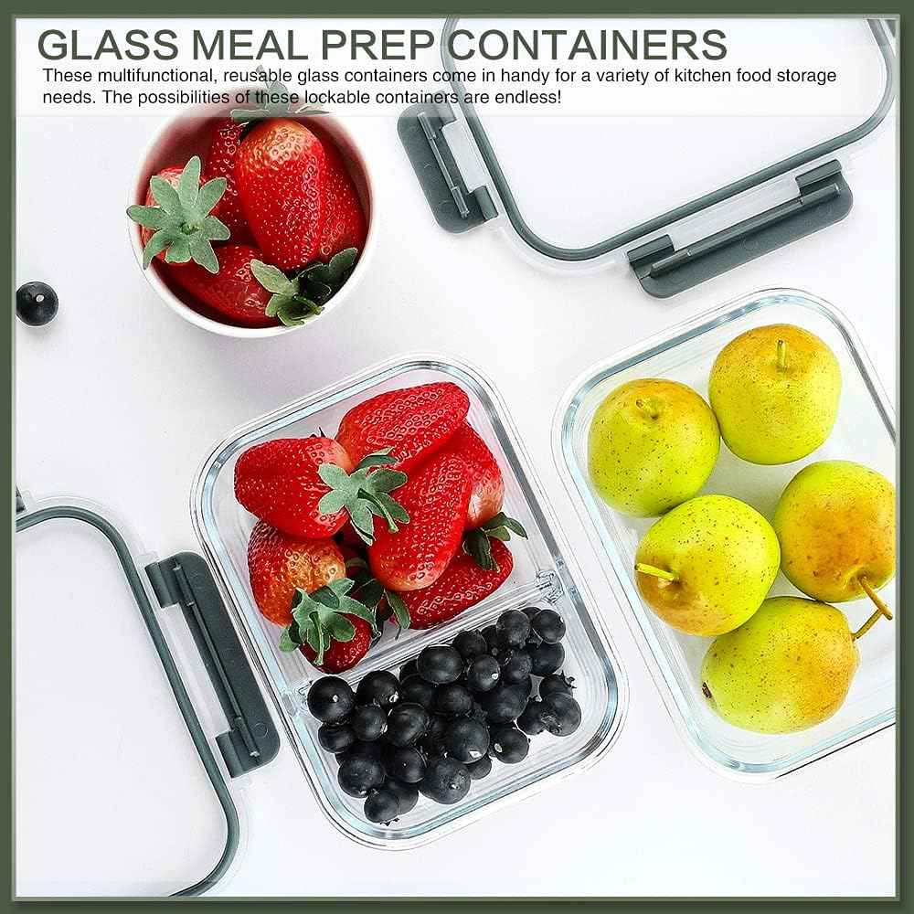 30 oz Borosilicate Glass Lunch Box Set – Thoughtful Gift for Health-Conscious Friends