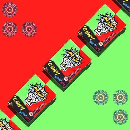 Brain Blasterz TREAT Sour Candy Variety Pack – Classroom Compliant Vegan Sour Candy for Kids Snack Drawer