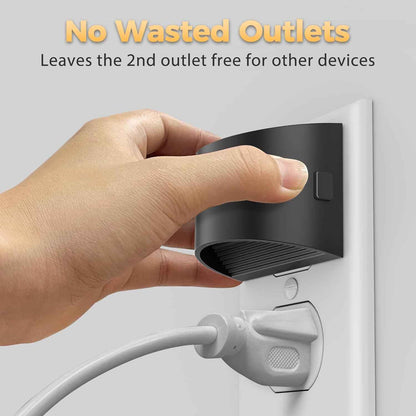 DORESshop Dusk to Dawn Night Light – Compact Side Outlet Design for Small Spaces, Effortless Ambient Light