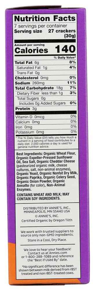 Annie's Organic Cheddar Squares – Healthy Classroom Party Treat Variety Pack for Teachers, 12 oz Pouch