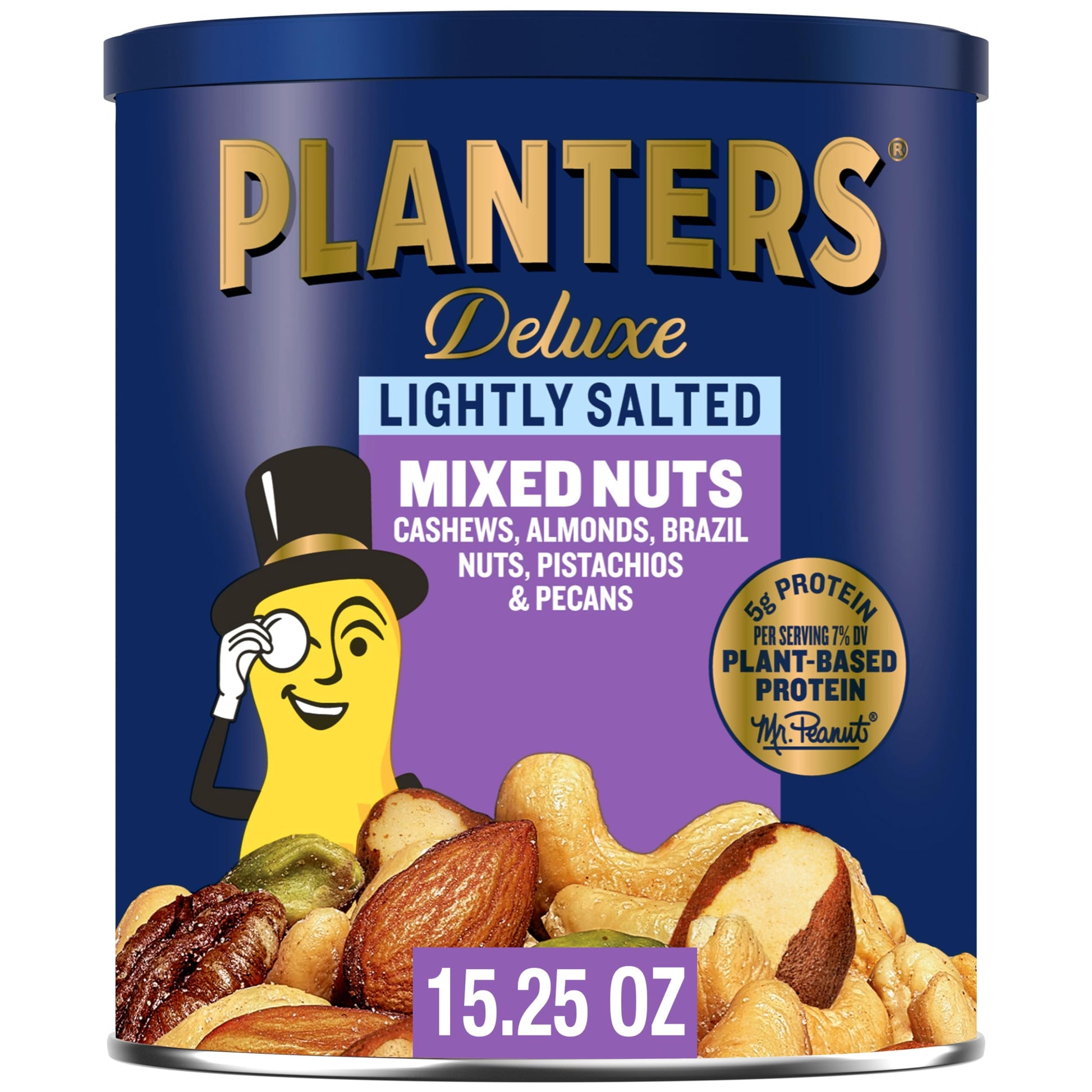 multiple format options: salted, lightly salted, unsalted, and deluxe in 1-pack, 2-pack, and 4-pack configurations