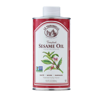 La Tourangelle Toasted Sesame Oil – Clean-Ingredient Finishing Oil for Mindful Home Cooking
