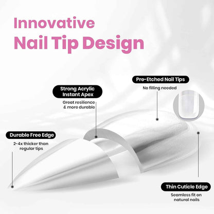 Beetles Tipex Instant Apex Nail Tips – Self-Care Sunday Ritual, Structured Manicure Without the Sculpting Stress