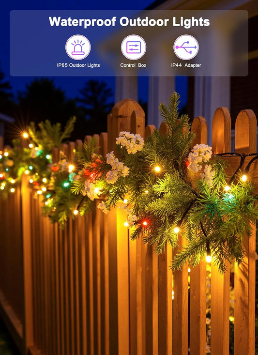 music sync with built-in high-sensitivity microphone and 4 music modes plus 5 colorful scene modes
