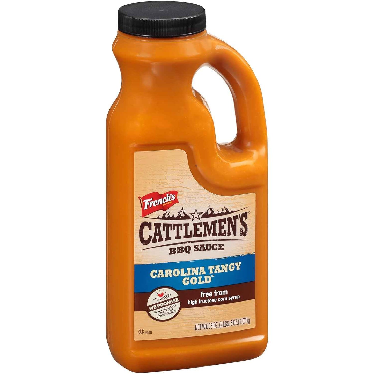 Cattlemen's Carolina Tangy Gold BBQ Sauce, 38 oz – Thoughtful Birthday Gift for Dad Who Loves Real Carolina BBQ