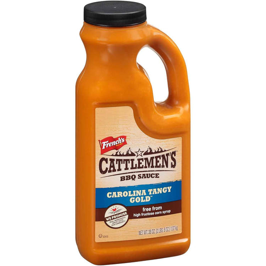 Cattlemen's Carolina Tangy Gold BBQ Sauce, 38 oz – Thoughtful Birthday Gift for Dad Who Loves Real Carolina BBQ