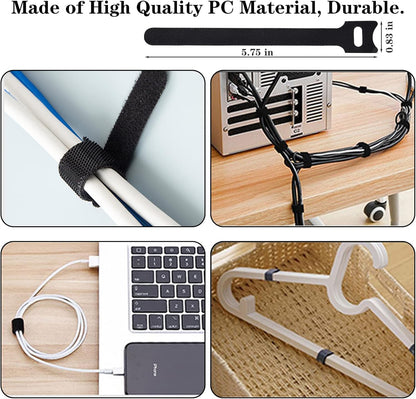 N NOROCME Cable Management Kit — Home Office Desk Organization for a Distraction-Free Workday