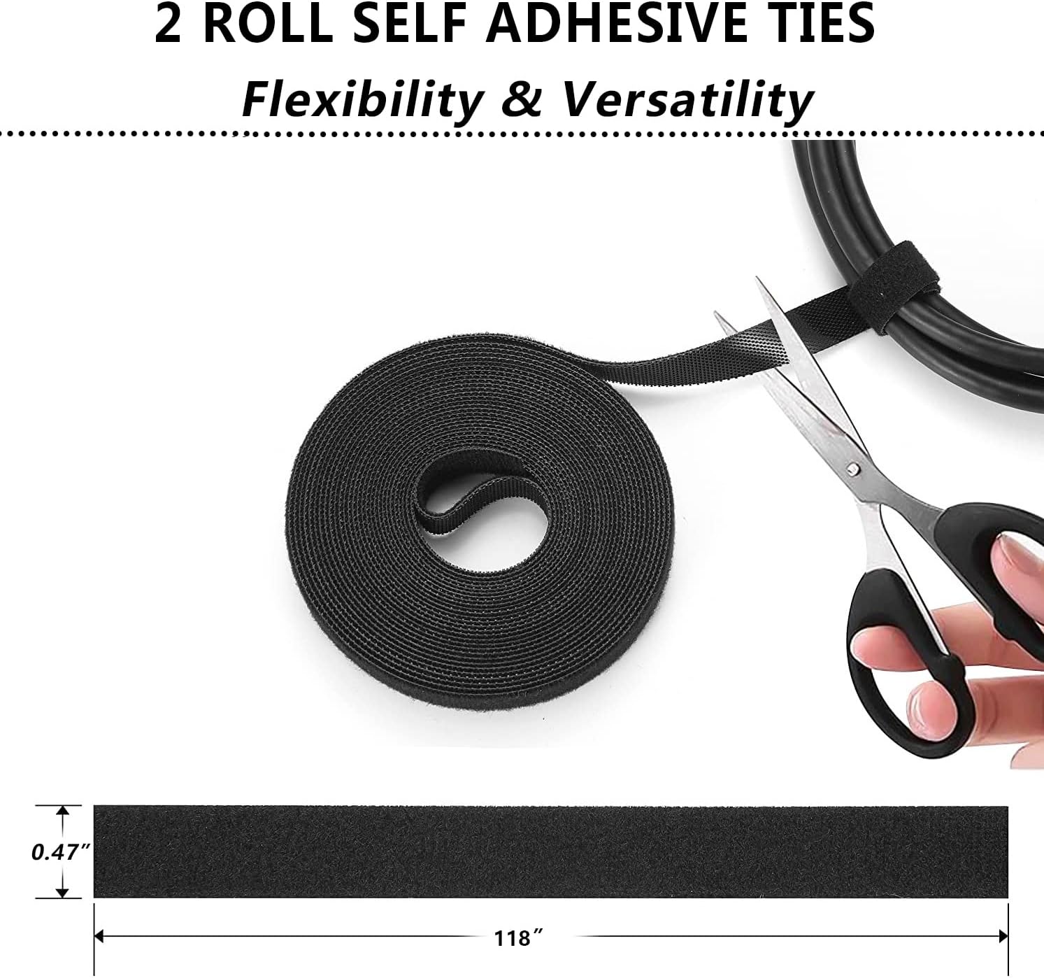 N NOROCME Cable Management Kit — Home Office Desk Organization for a Distraction-Free Workday