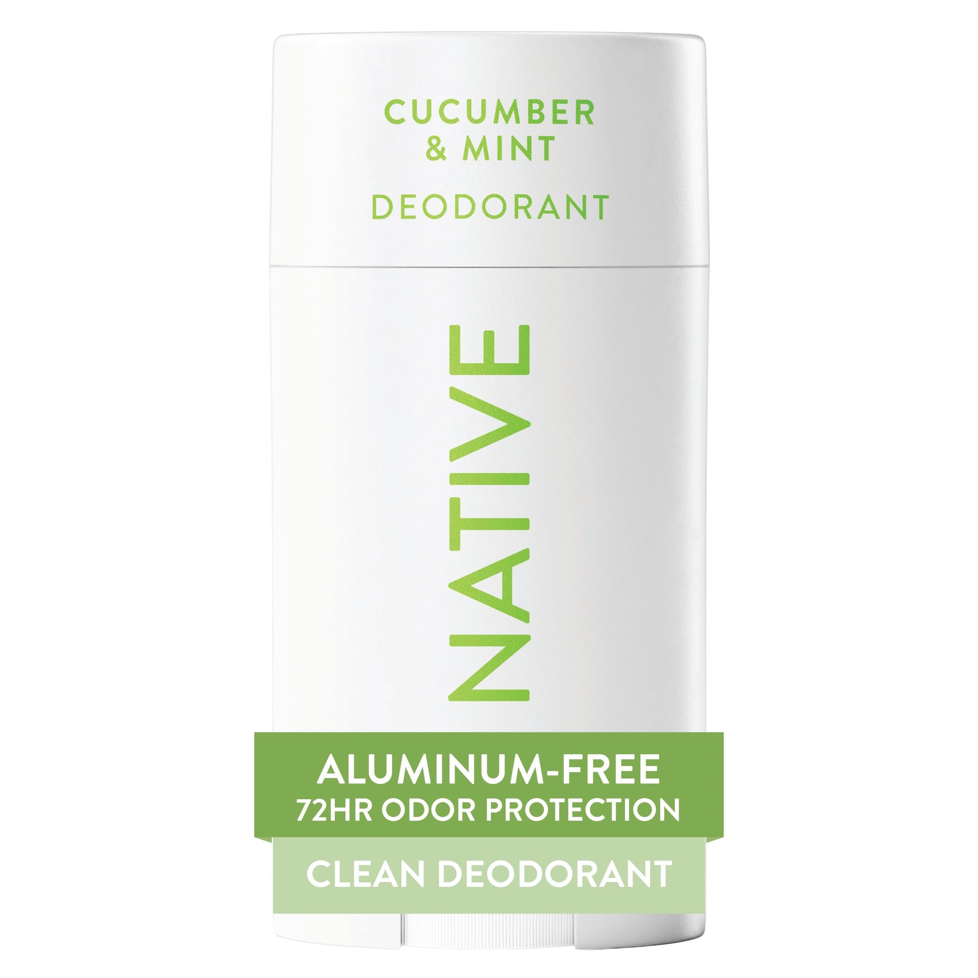 Native Deodorant Contains Naturally Derived Ingredients, 72 Hour Odor Control, Deodorant for Women and Men, Aluminum Free, Cucumber &amp;amp; Mint 2.65oz