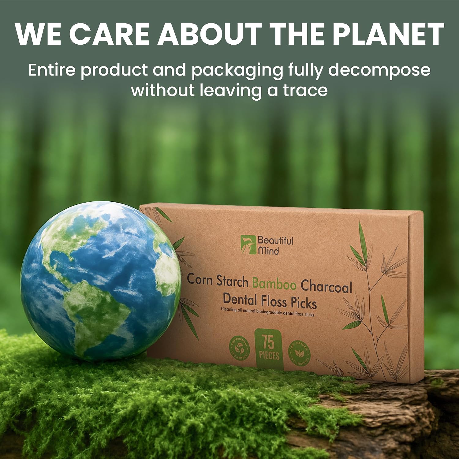 Natural Dental Floss Picks – Mindful Self-Care Gift for the Eco Warrior in Your Life