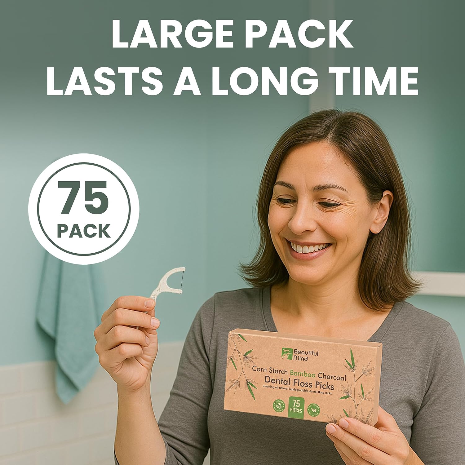 Natural Dental Floss Picks – Mindful Self-Care Gift for the Eco Warrior in Your Life