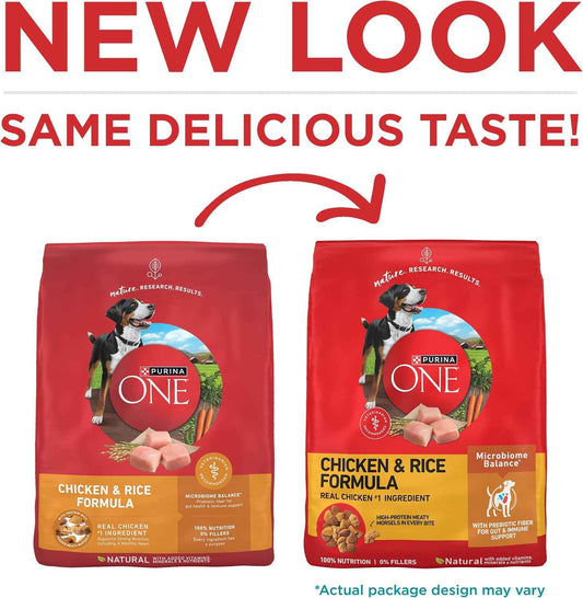 Purina ONE SmartBlend Adult Dog Food – Sturdy Resealable Bag for Outdoor Feeding at the Lake House or Patio