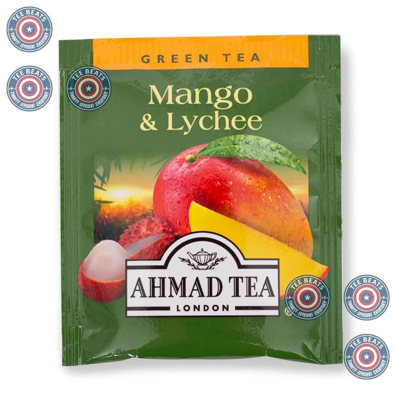 Ahmad Tea Mango & Lychee Green Tea – Clean Pantry Staple, Sugar-Free Everyday Brew