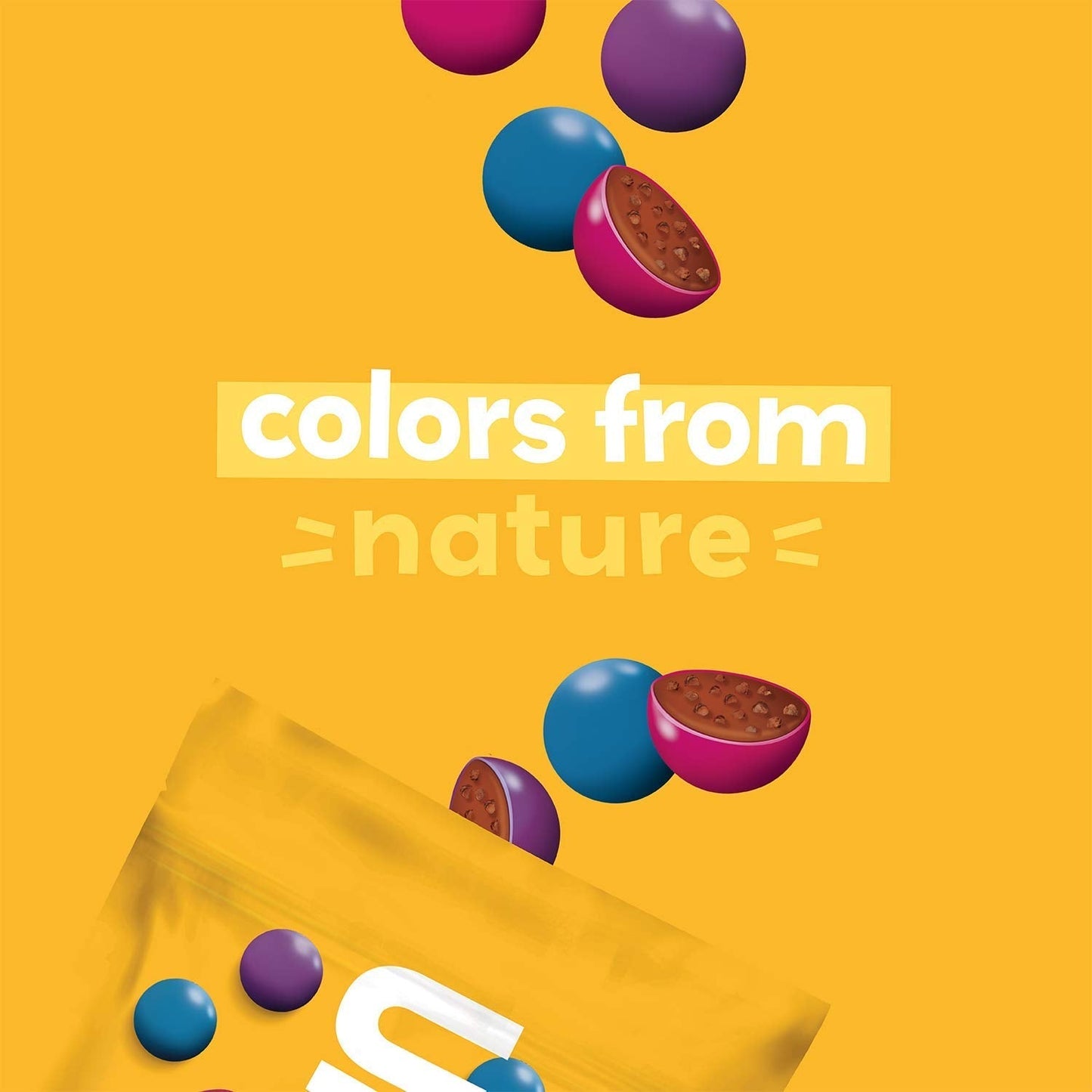naturally colored with vegetable extracts, no artificial additives