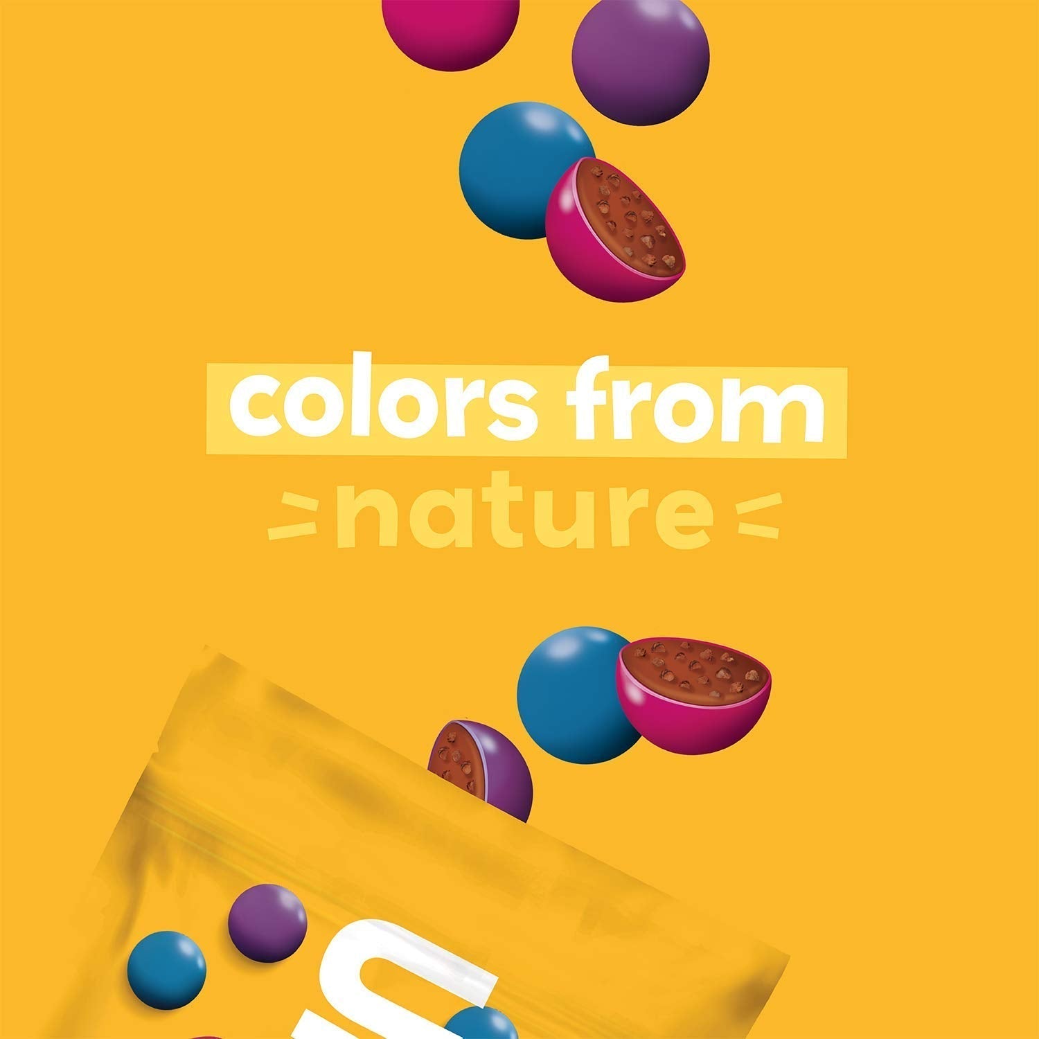 naturally colored with vegetable extracts, no artificial additives