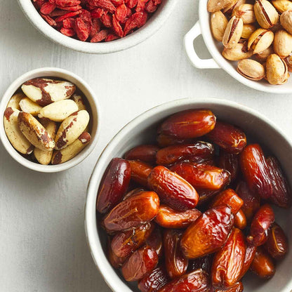Elan Organic Pitted Dates – Pre-Pitted Dried Fruit for Streamlined Meal Prep and Simple Baking