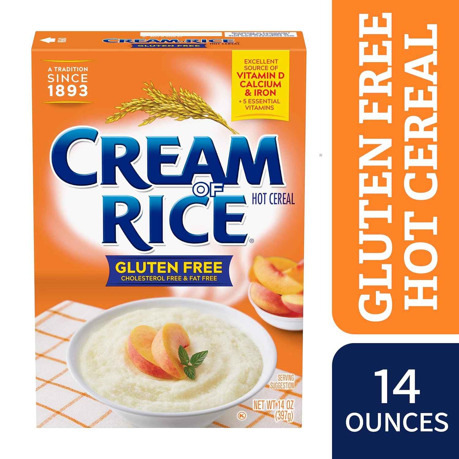 Cream of Rice Gluten Free Hot Cereal – Simple Rice-Based Cereal for Clutter-Free Breakfast Stations
