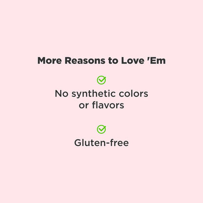 naturally sourced colors from fruit and vegetable juices, no synthetic dyes