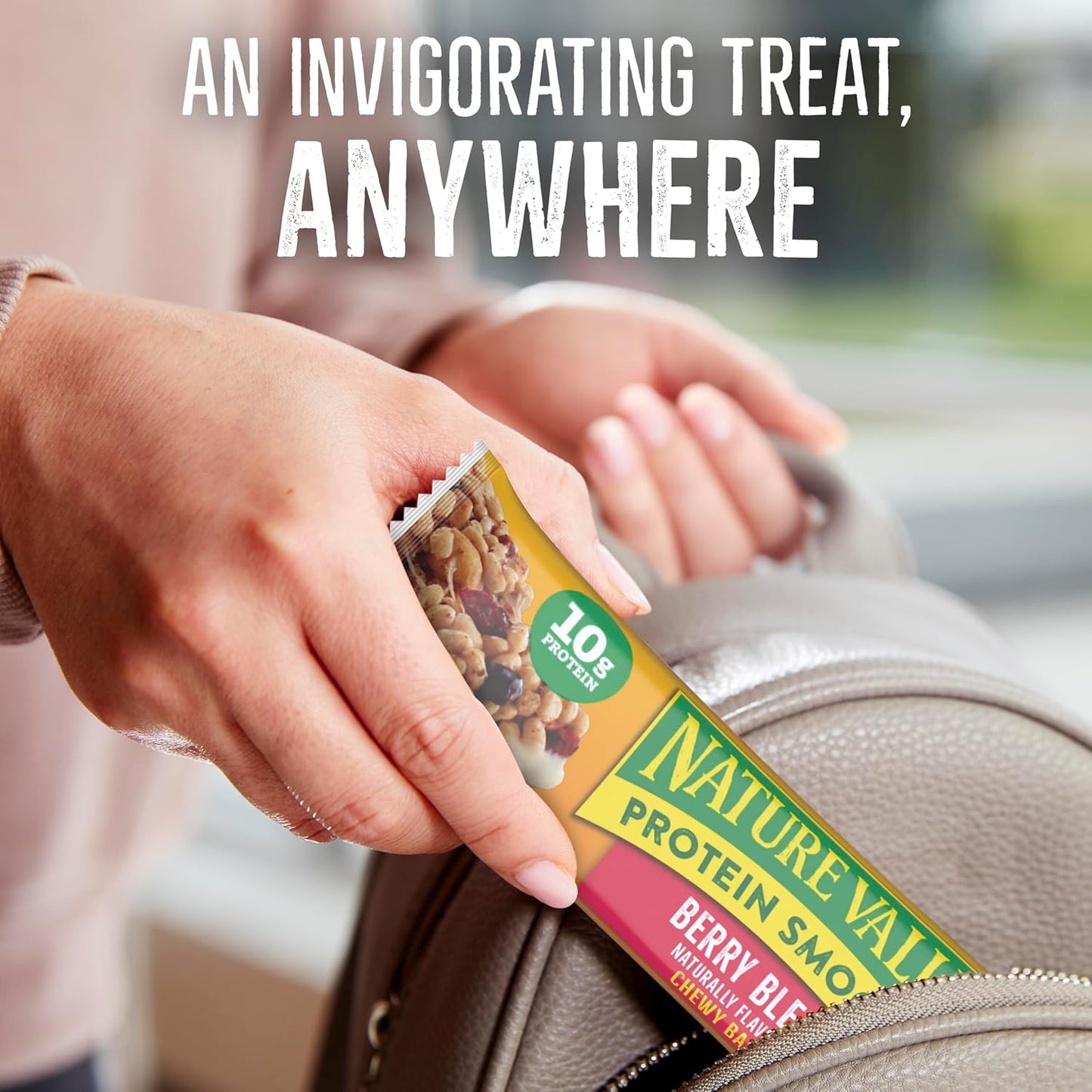 Nature Valley Protein Smoothie Chewy Bars – Berry Blend Snack for Mindful Wellness Routines