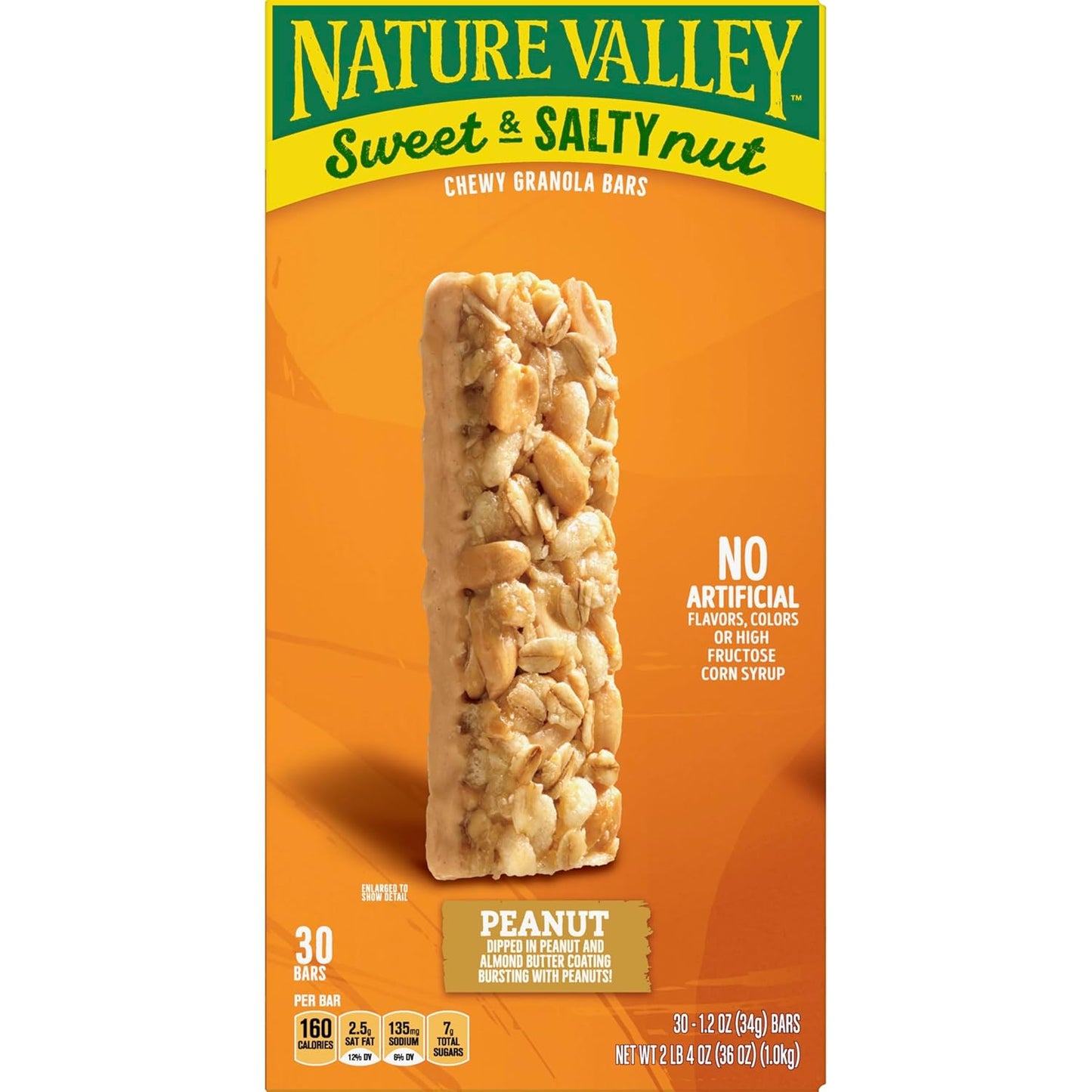 Nature Valley Sweet and Salty Nut Granola Bars – Healthier Pantry Swap for Chips and Candy Bars, Peanut