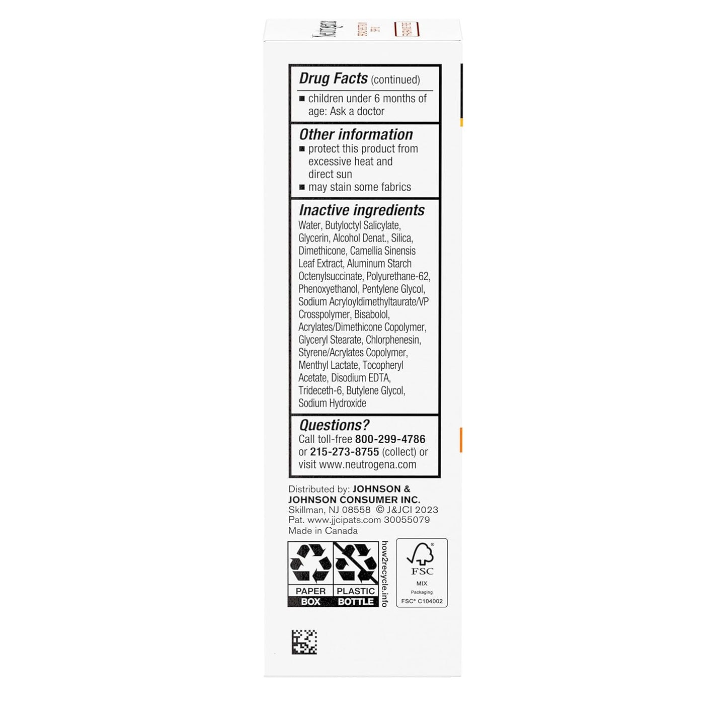 Neutrogena Clear Face Serum Sunscreen with Green Tea – Morning Skincare Ritual for Daily UVA/UVB Defense