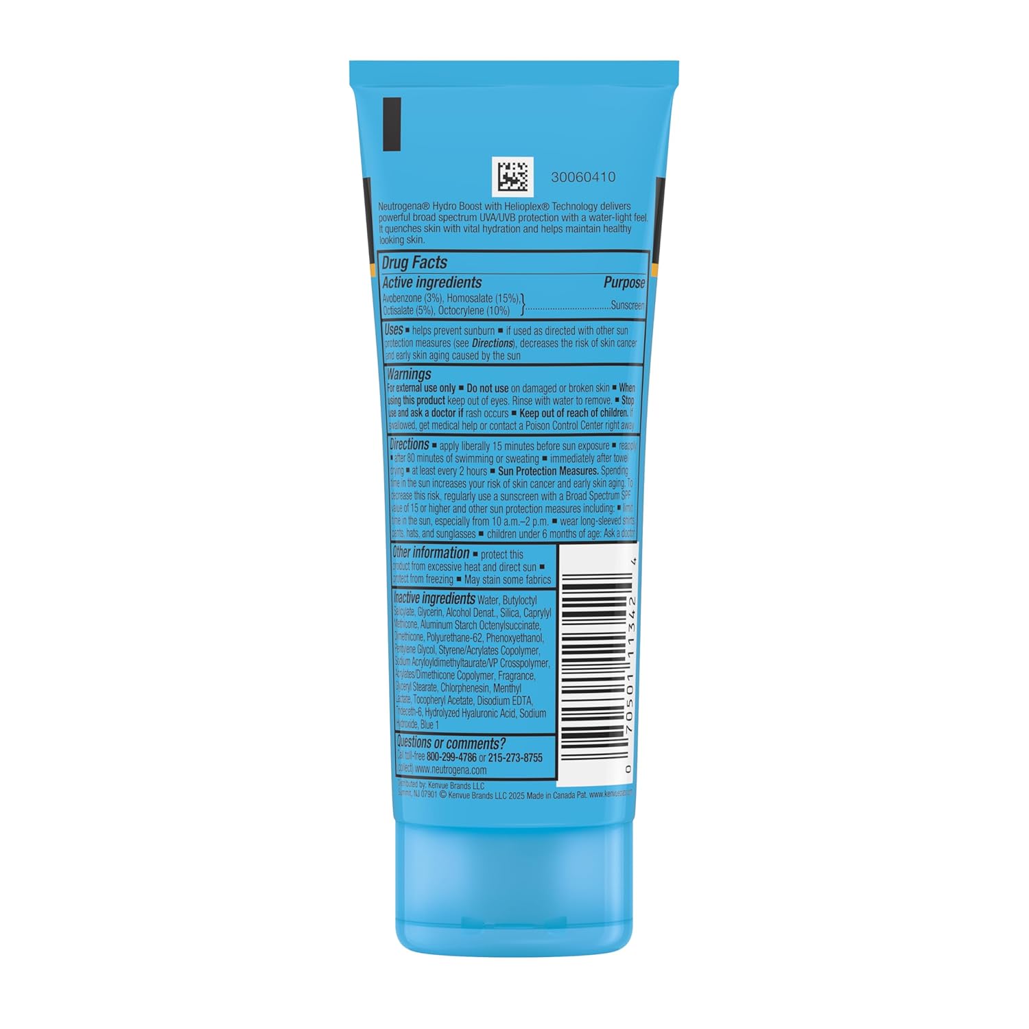 Neutrogena Hydro Boost Water Gel Sunscreen SPF 50 – Daily Hydrating Skincare Ritual for Face and Body