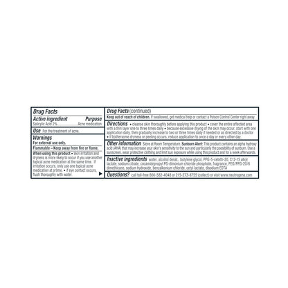 Neutrogena Rapid Clear Acne Treatment Pads – Bedtime Self-Care Ritual for Clearer Mornings, 60 Pads