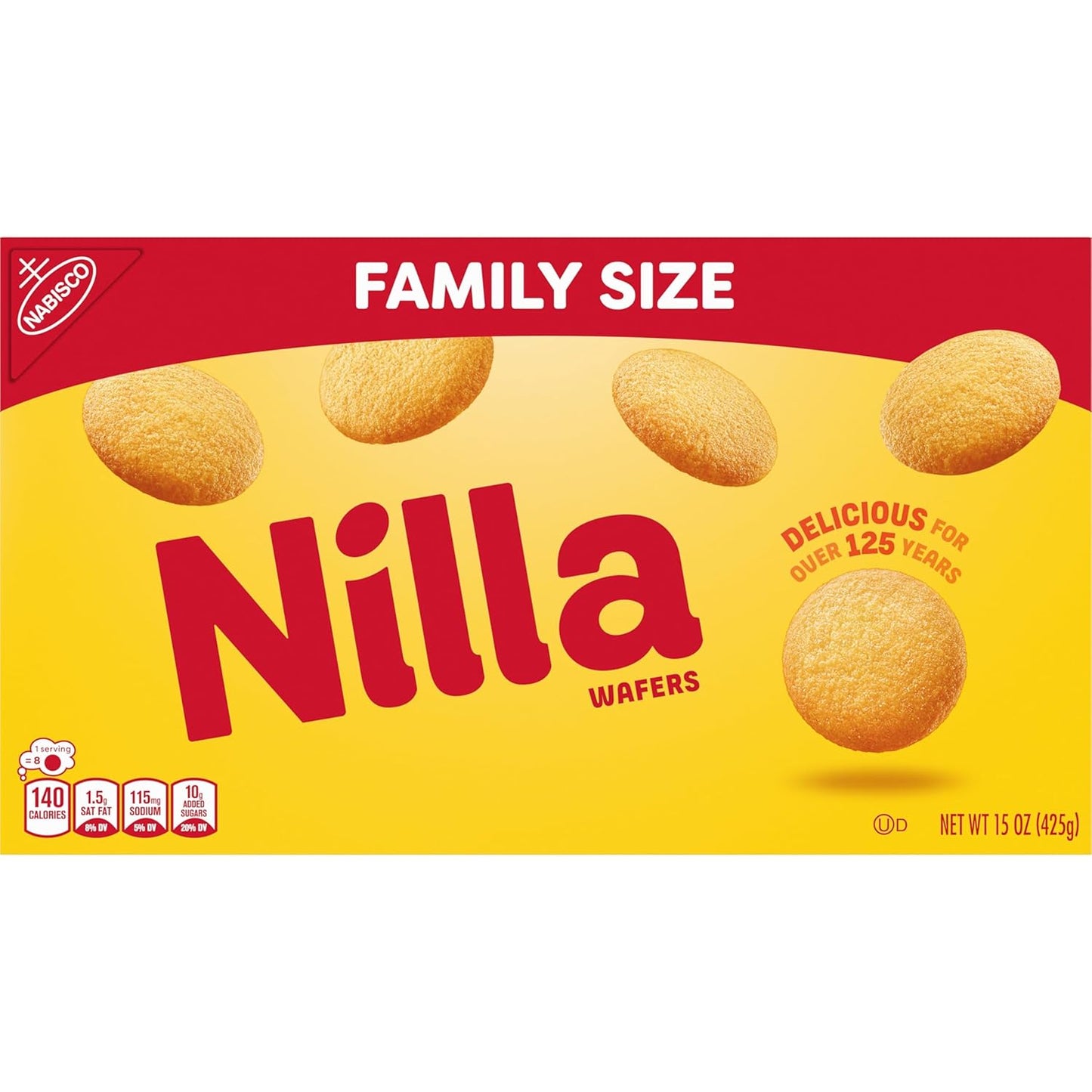 NILLA Wafers Cookies, Vanilla Wafers Care Package Gift for Elderly Dad, Classic Vanilla Wafers for Nostalgic Snacking
