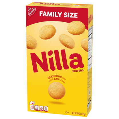NILLA Wafers Cookies, Vanilla Wafers Care Package Gift for Elderly Dad, Classic Vanilla Wafers for Nostalgic Snacking