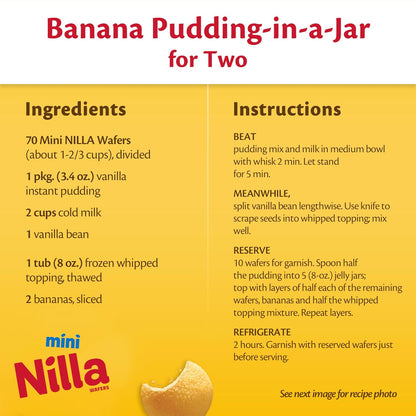 NILLA Wafers Mini Cookies – Lunchbox Snack Pack for School and After-School Treats