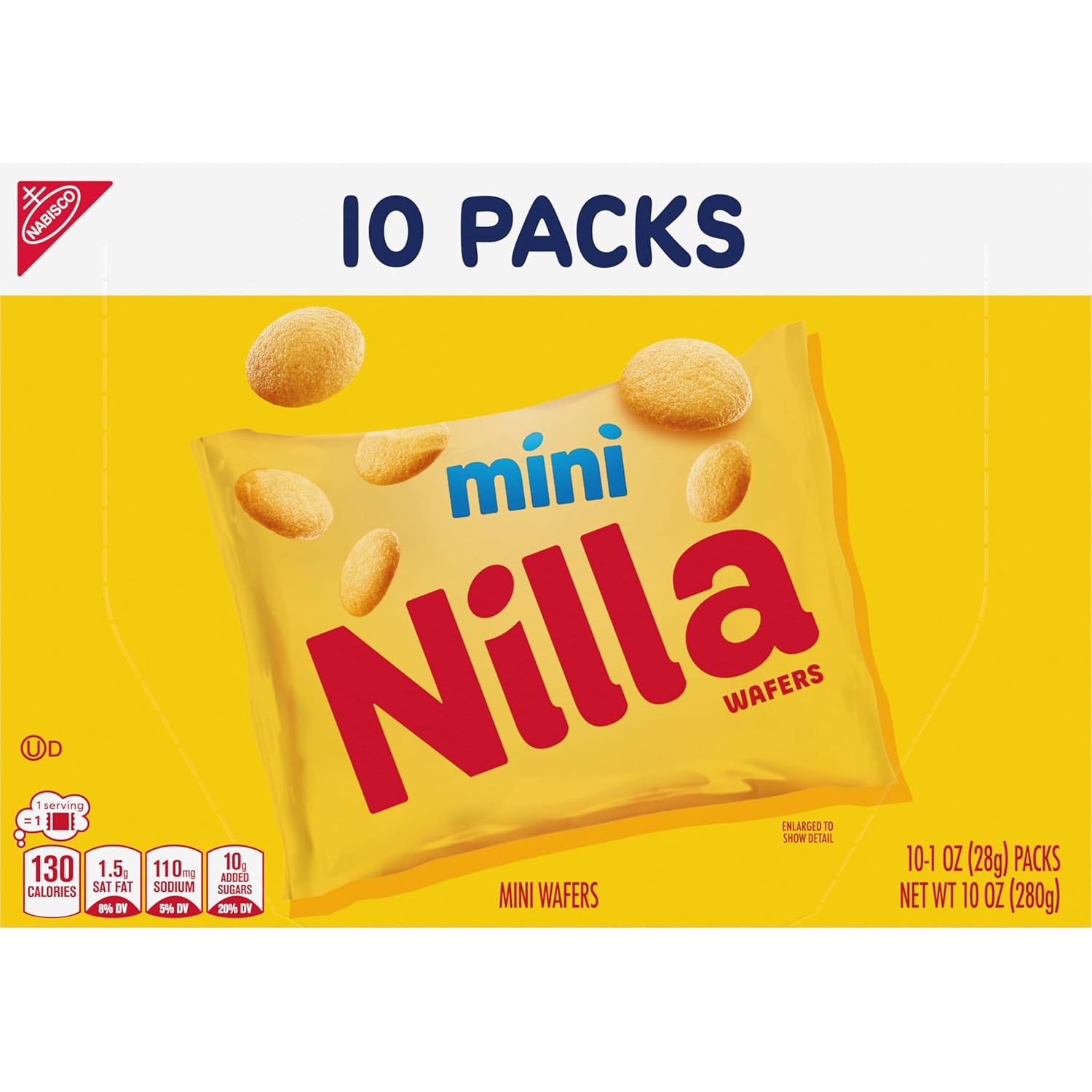 NILLA Wafers Mini Cookies – Lunchbox Snack Pack for School and After-School Treats