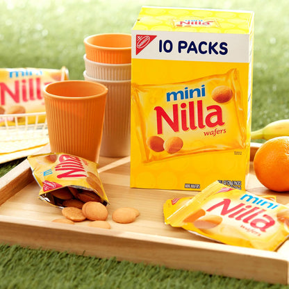 NILLA Wafers Mini Cookies – Lunchbox Snack Pack for School and After-School Treats