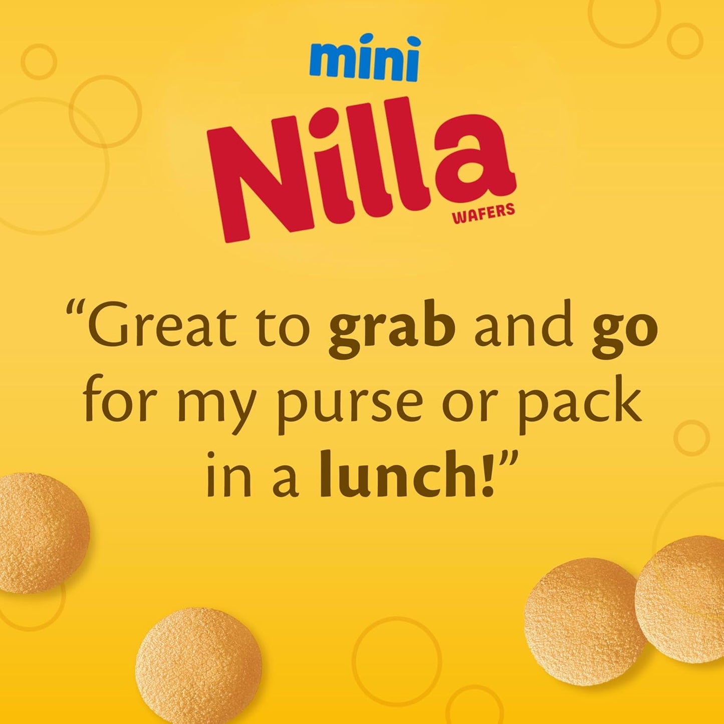 NILLA Wafers Mini Cookies – Lunchbox Snack Pack for School and After-School Treats