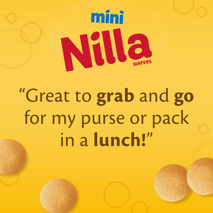 NILLA Wafers Mini Cookies – Lunchbox Snack Pack for School and After-School Treats