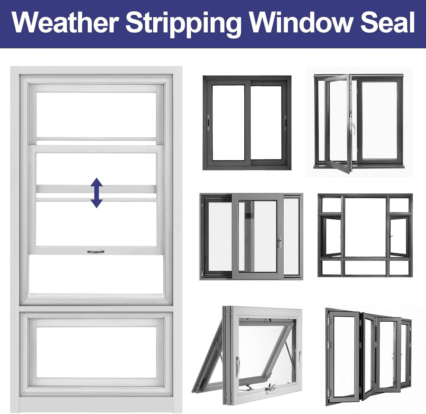 Nisorlin Weather Stripping Door Seal Strip – Clean-Line Window Sealer for Uncluttered, Intentional Spaces
