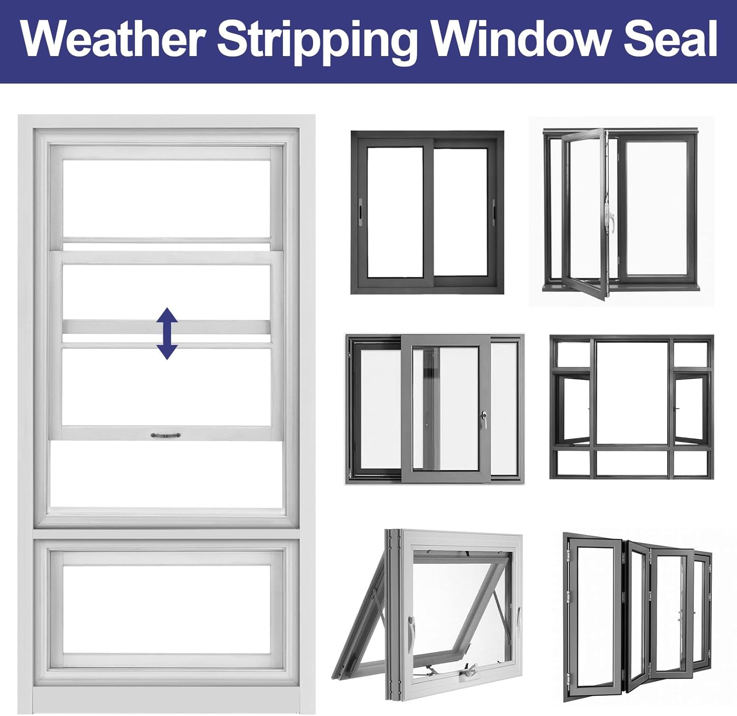 Nisorlin Weather Stripping Door Seal Strip – Clean-Line Window Sealer for Uncluttered, Intentional Spaces
