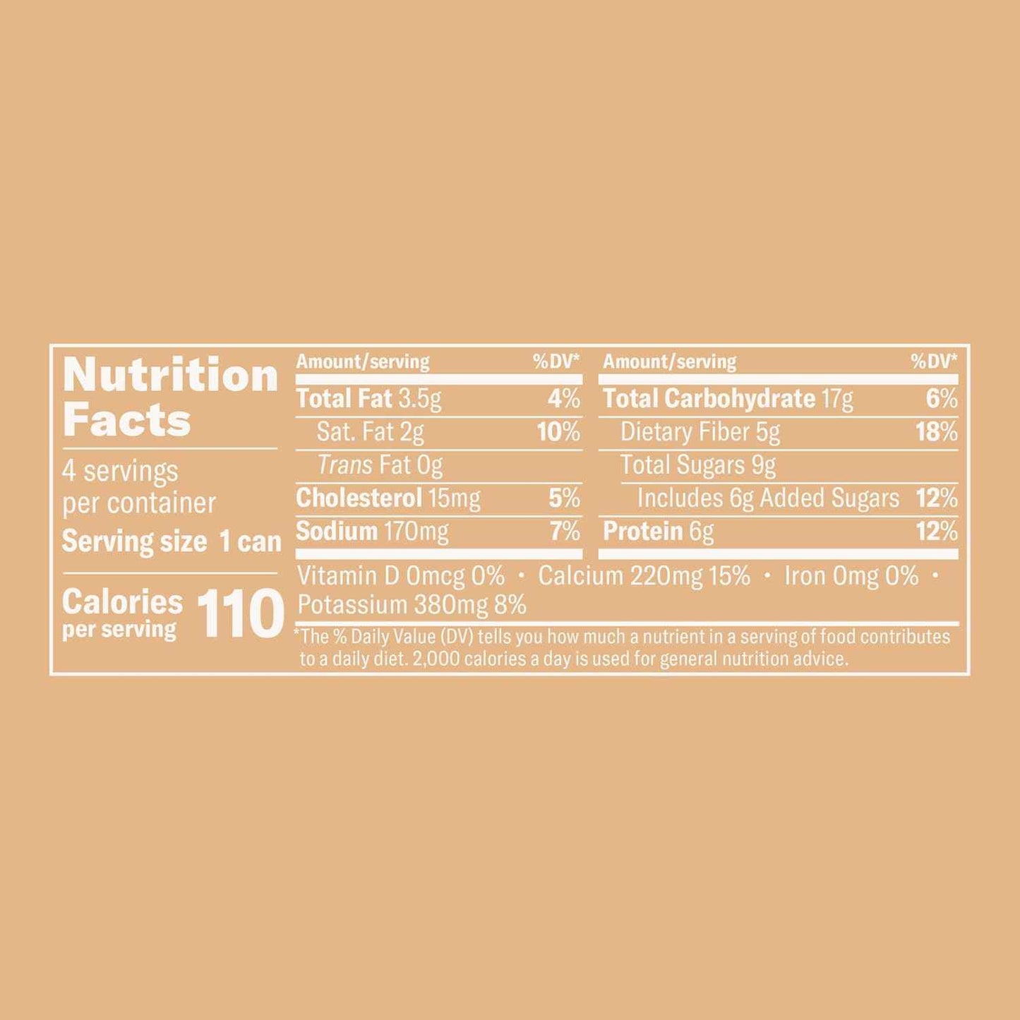 La Colombe Vanilla Draft Latte - Lactose-Free and Gluten-Free Cold Brew for Clean-Eating Routines, 100 Calories