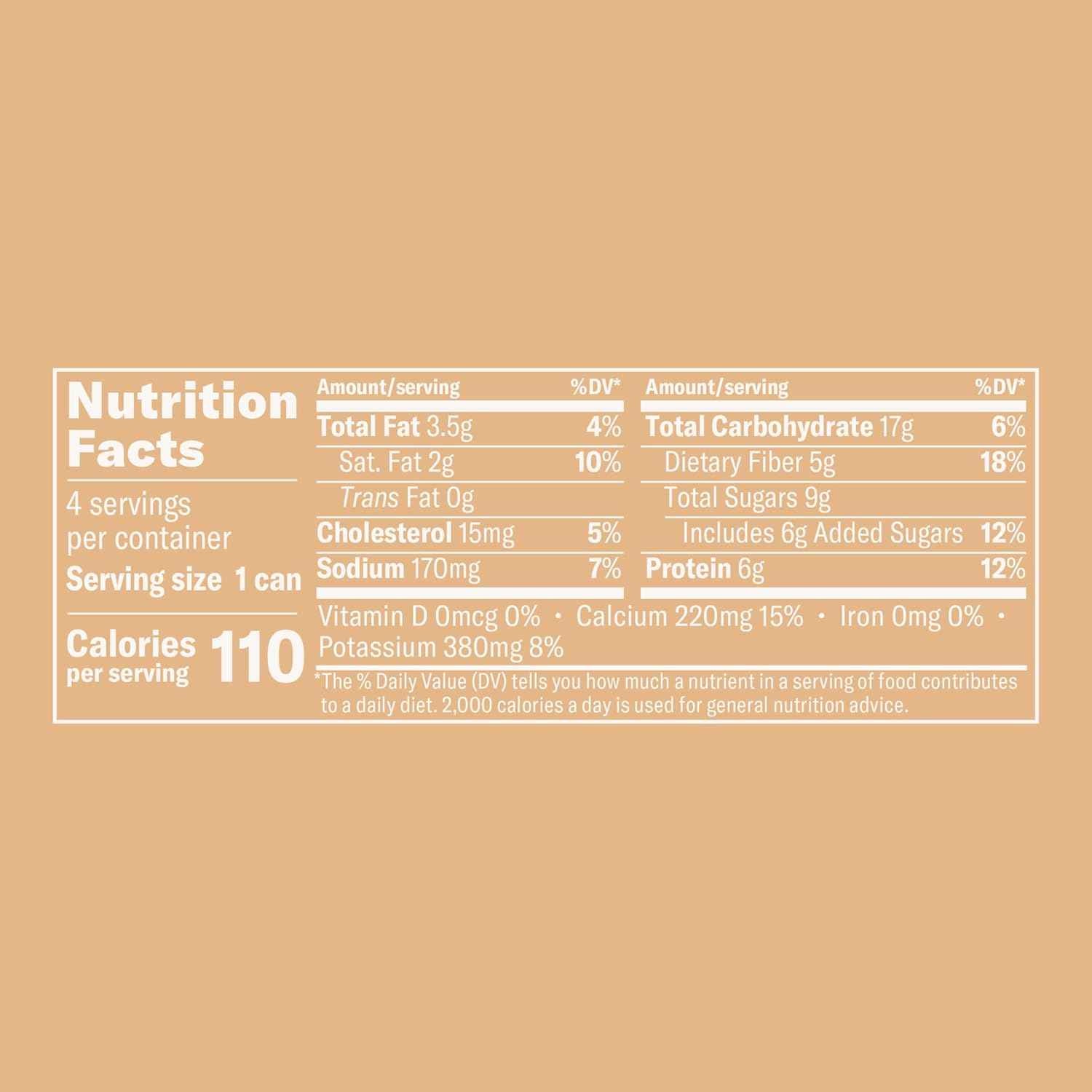 La Colombe Vanilla Draft Latte - Lactose-Free and Gluten-Free Cold Brew for Clean-Eating Routines, 100 Calories
