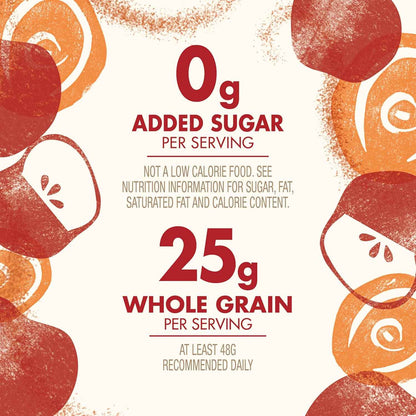 Cascadian Farm Organic Cinnamon Apple Cereal – Wholesome Cinnamon Apple Flavor Picky Eaters Love, 12 oz Pantry Box
