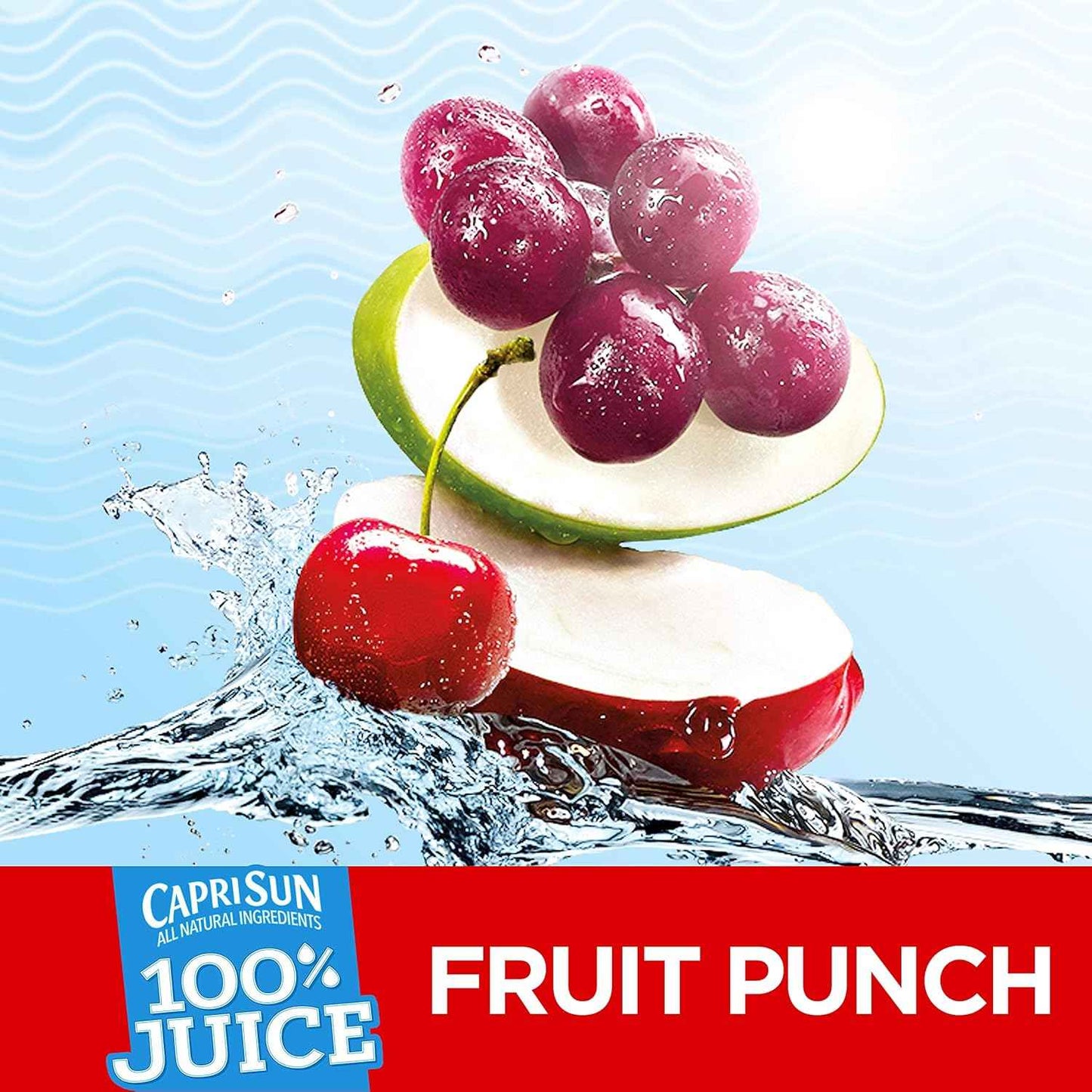 Capri Sun Fruit Punch Juice Pouches – Clean-Ingredient Drink Swap for Sodas and Juice Cocktails