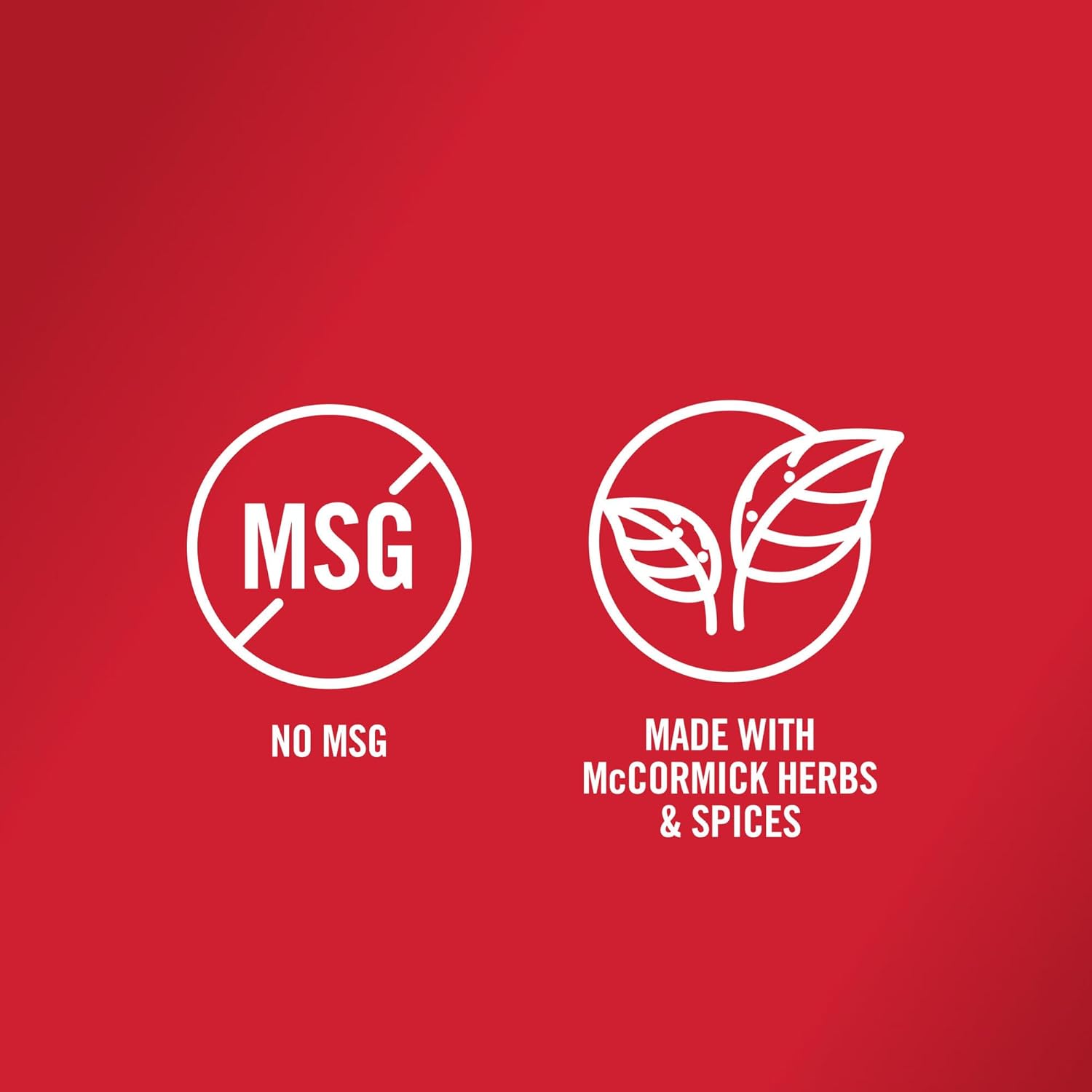 no artificial flavors and no added msg