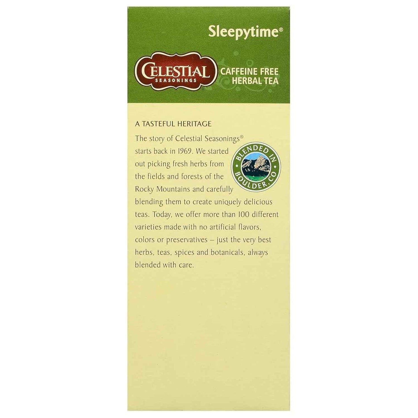 Celestial Seasonings Caffeine Free Chamomile Herbal Tea Cozy Birthday Gift for Mom and Women Friends