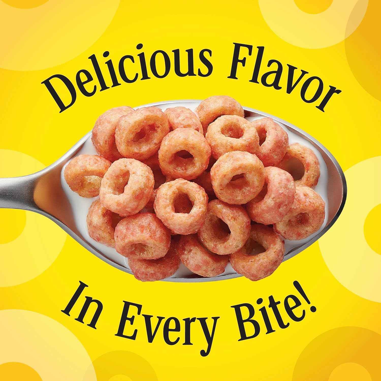 Cheerios Protein Cereal Strawberry – 8g Plant Protein Breakfast Staple for Clean Eating Routines, 11.2 oz Box