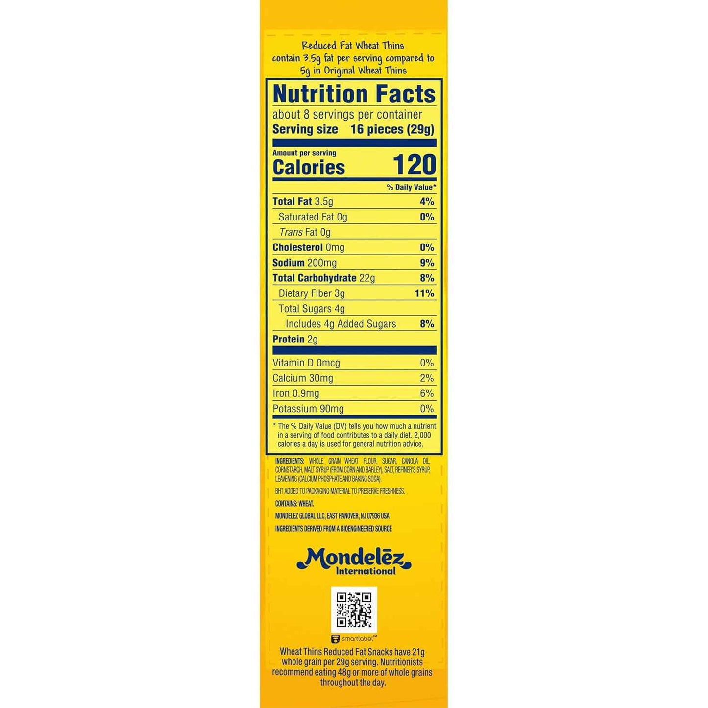 Wheat Thins Reduced Fat Crackers – Portable Snack for Backyard Patio Gatherings