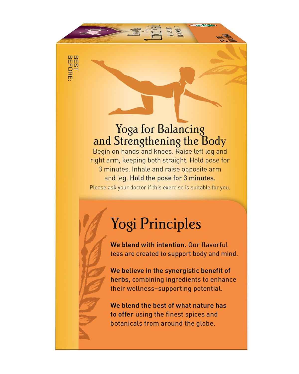 Yogi Tea Honey Chai Turmeric Vitality – Caffeine-Free Focus Brew for Home Office and Long Study Sessions