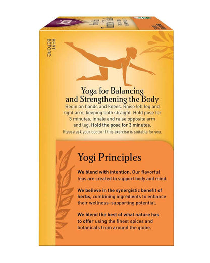 Yogi Tea Honey Chai Turmeric Vitality – Caffeine-Free Focus Brew for Home Office and Long Study Sessions