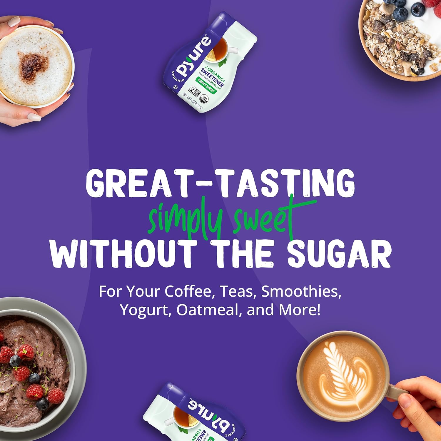 no artificial flavors, preservatives, erythritol, or fillers
