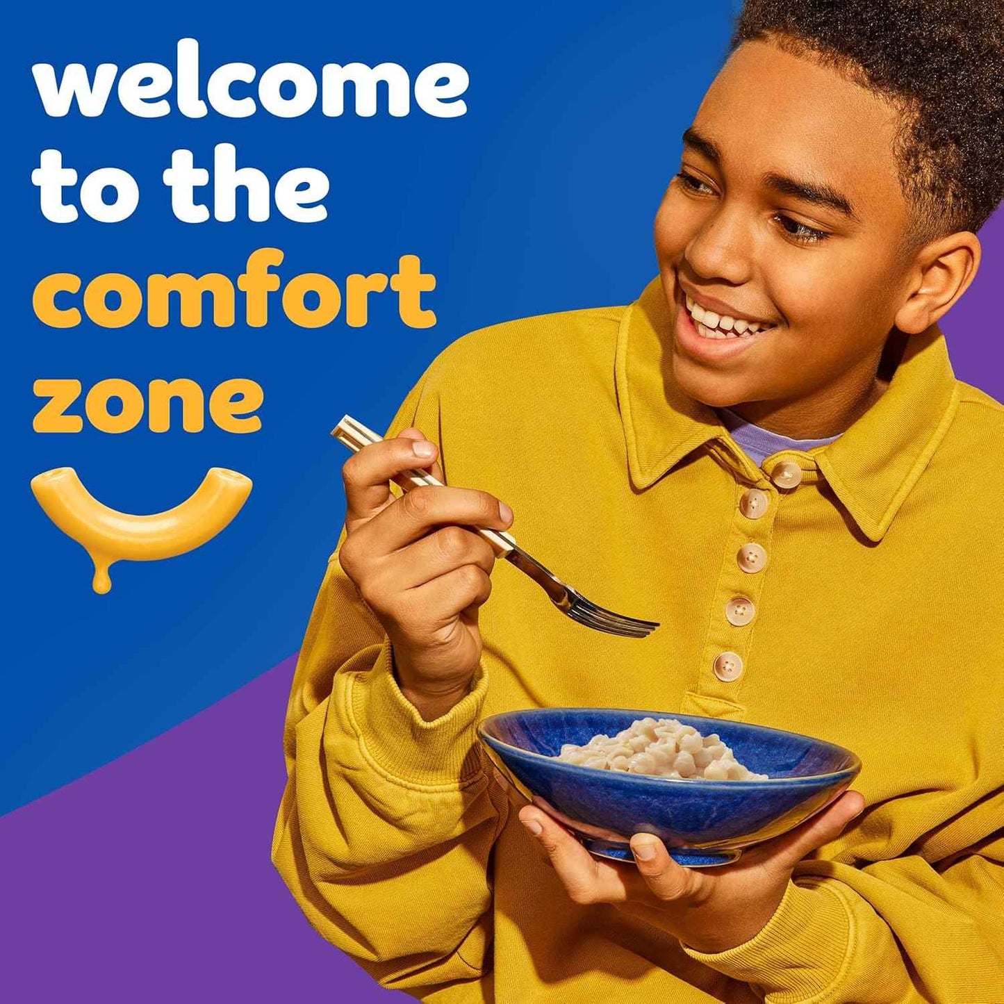 Kraft White Cheddar Mac & Cheese Shells – Clean-Label Comfort Food with No Artificial Dyes, 7.3 oz